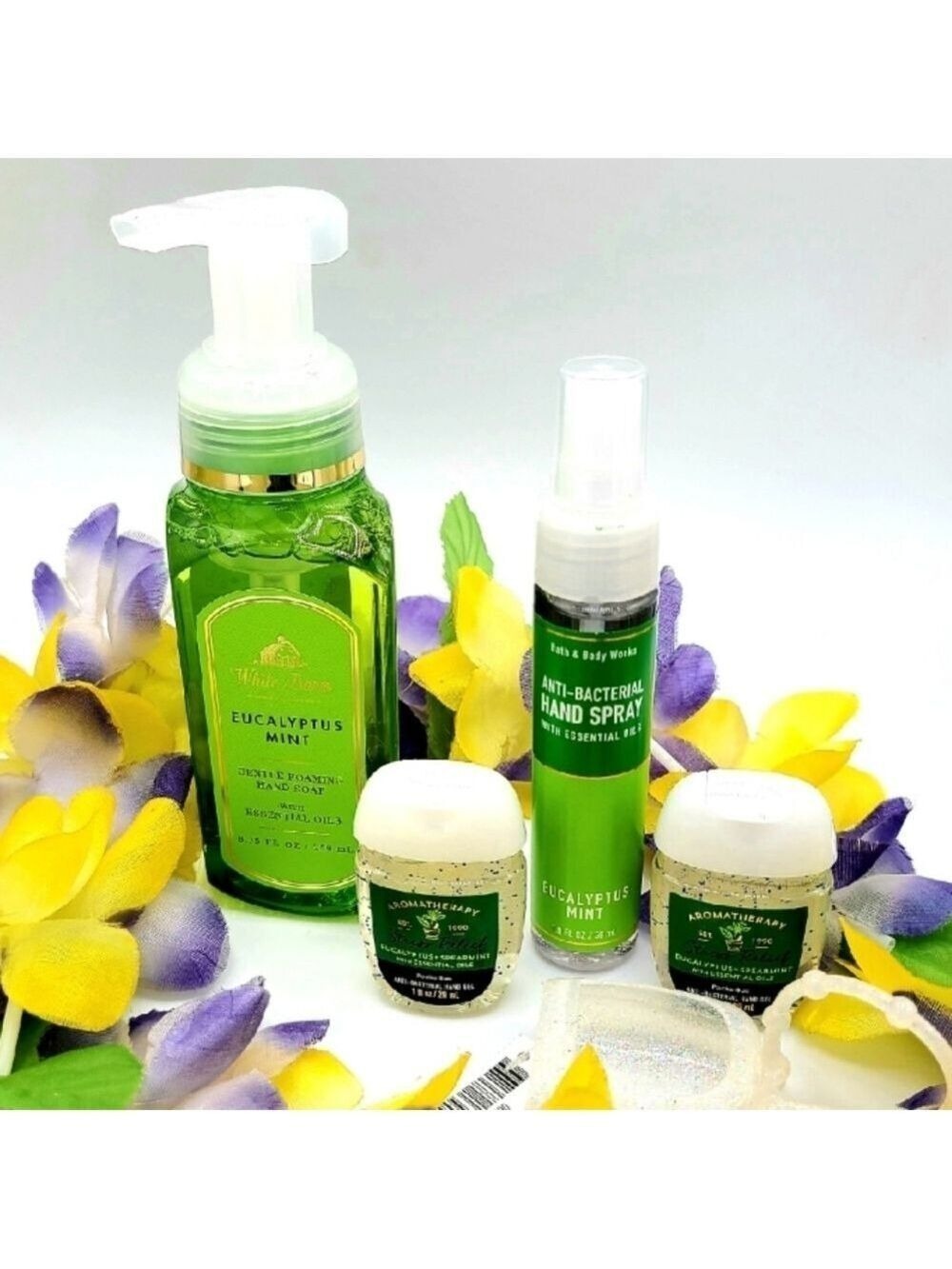EUCALYPTUS MINT HAND CARE SOAP & SANITIZER BUNDLE